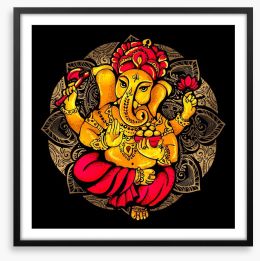Lord Ganesha Framed Art Print 115994590