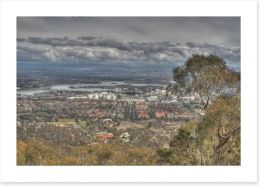 Clouds over Canberra Art Print 1165676
