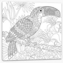 Colour Your Own Stretched Canvas 116942681