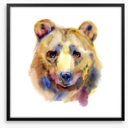 Grizzly by name Framed Art Print 117383546