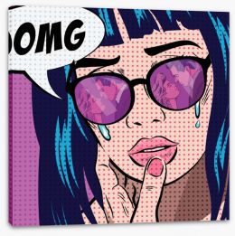 Pop Art Stretched Canvas 117648742