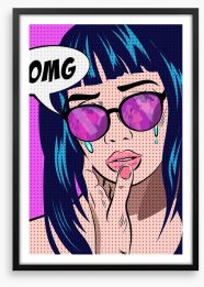 How could you?! Framed Art Print 117652179