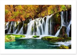 Waterfalls Art Print 117785081