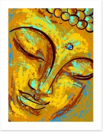 Golden Buddha Art Print 118182416