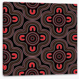 Aboriginal Art Stretched Canvas 118227981