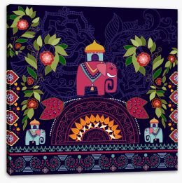 Indian Art Stretched Canvas 118570538