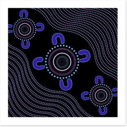 Aboriginal Art Art Print 118798239