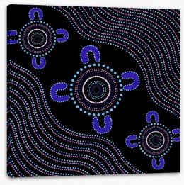 Aboriginal Art Stretched Canvas 118798239