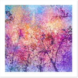 Sakura dusk Art Print 118860831