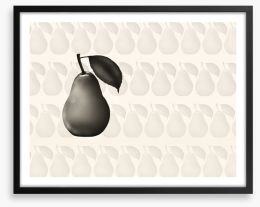 A pear and spare Framed Art Print 119100656