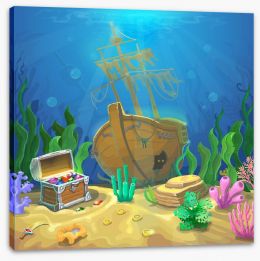Under The Sea Stretched Canvas 119443863
