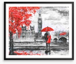 Autumn in London Framed Art Print 120793680