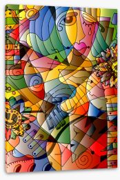 Cubism Stretched Canvas 120892646