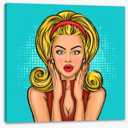 Pop Art Stretched Canvas 121385038