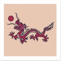Dragons Art Print 122214252