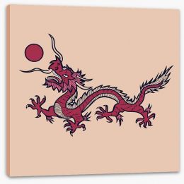 Dragons Stretched Canvas 122214252