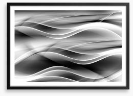The ripple effect Framed Art Print 122250629