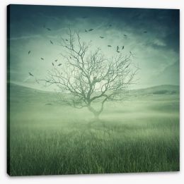 Alone with the birds Stretched Canvas 122398402