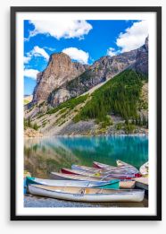 Boats of Banff Framed Art Print 122549162