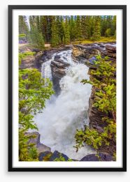 Waterfalls Framed Art Print 122992428
