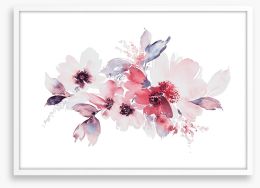 Soft bloom Framed Art Print 123187704