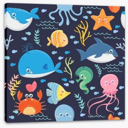 Under The Sea Stretched Canvas 123288688