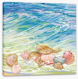 Beach House Stretched Canvas 123387560