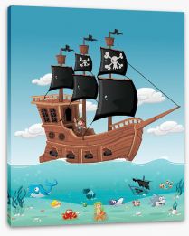 Pirates Stretched Canvas 123570936