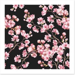 Blooming branches Art Print 123607606