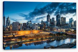 Melbourne Stretched Canvas 123778016