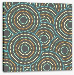 Aboriginal Art Stretched Canvas 125696404