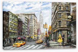 New York Stretched Canvas 125993715