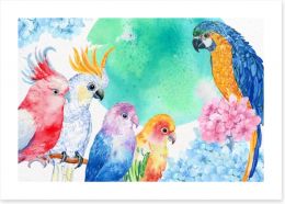 Birds Art Print 126636164