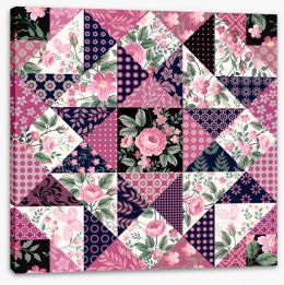 Patchwork Stretched Canvas 126660318