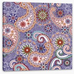 Paisley Stretched Canvas 127277646