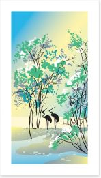 Four seasons - Summer Art Print 12747114