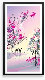 Four seasons - Spring Framed Art Print 12747249
