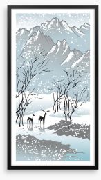 Four seasons - Winter Framed Art Print 12747796