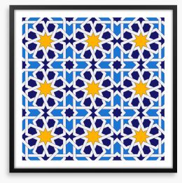 Arabian stars Framed Art Print 127585816