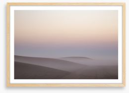 Desert mist Framed Art Print 127734697