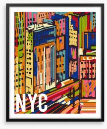 New York Framed Art Print 128773417