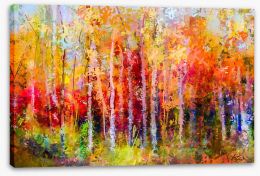 Aspen autumn Stretched Canvas 129052783