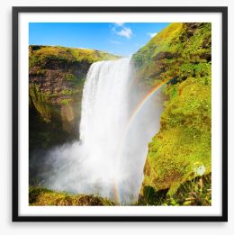 Waterfalls Framed Art Print 129054561
