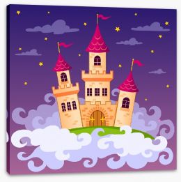 Fairy Castles Stretched Canvas 129707708