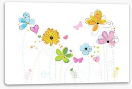 Fun Gardens Stretched Canvas 131572261
