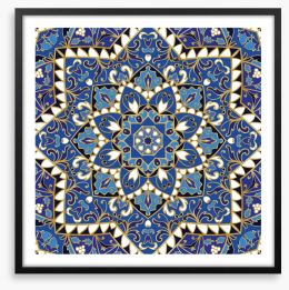 Persian blues II Framed Art Print 133251059