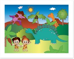Dinosaurs Art Print 133885615