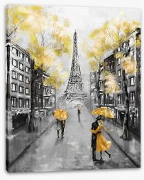 The city of love Stretched Canvas 133949140