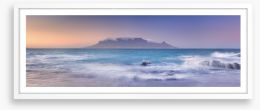 Cape Town dawn panorama Framed Art Print 134458151