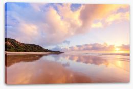 Fraser Island reflections Stretched Canvas 134473375